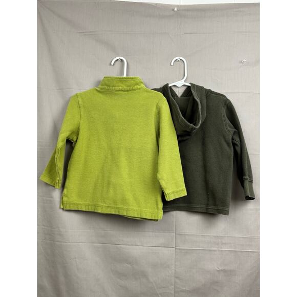 Gymboree Toddler Boy Green Long Sleeve Shirt Bundle Dinosaur Stripes, Size 3T - Picture 2 of 6